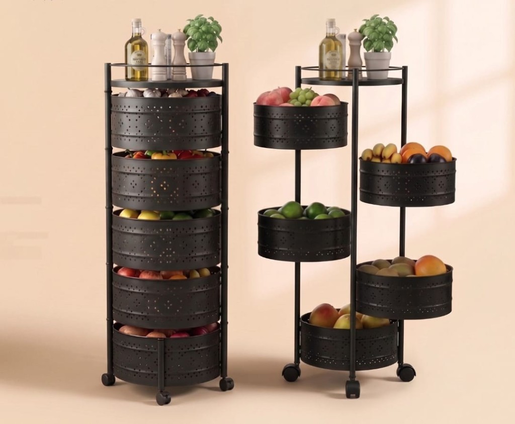 Round Trolley 5 Tier